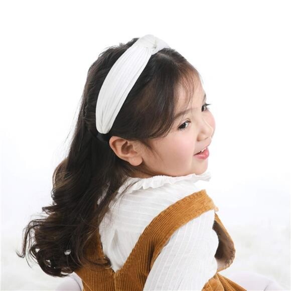 Knotted Headbands for Women Girls, 9 Pcs Wide Plain Turban Headband - Picture 6 of 7